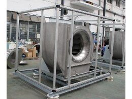 離心滾筒的工作功率通過空氣量的增加而增加 鑫風風機